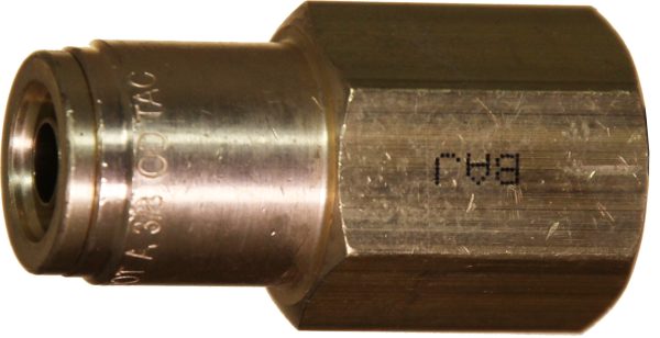 Airbrake Brass Quick-Fit Imperial x NPT Female Connector