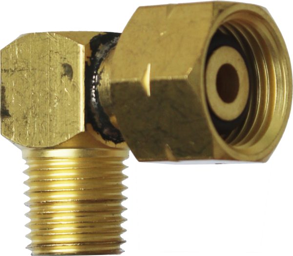 AC03A 1/4BSPM X 3/8 L/H Fem. Swivel 90deg